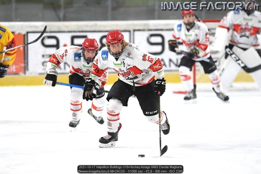 2021-10-17 Valpellice Bulldogs U19-Hockey Asiago 0463 Davide Magliano